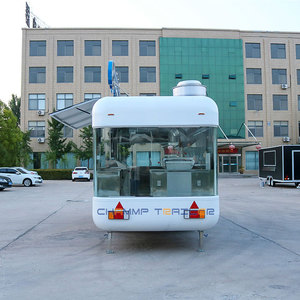 Chammp đầy đủ nhà bếp thực phẩm Xe tải chiên gà cà phê bán hàng tự động nhà bếp di động container thực phẩm ăn nhẹ làm bằng sợi thủy tinh nhà Máy Giá - Product Image 4