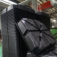 Système de coffrage modulaire en plastique pour dalles alvéolées, coffrage léger pour dalles alvéolées en béton, construction de dalles biaxiales