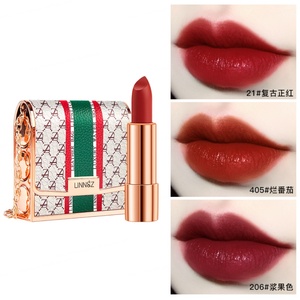 3 in 1 Makeup Cosmetics Custom <b>Lipstick</b> High Quality Manufacturer Matte <b>Neutral</b> <b>Lipstick</b> with Leather Bag <b>Lipstick</b> Kit - Product Image 3