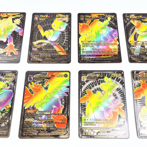 55 Carte da Gioco Poke <span class=keywords><strong>Mon</strong></span> TCG in Lamina d'Oro, Vendita Calda, Carte Rare Arcobaleno da Collezione per Bambini e Collezionisti - Product Image 5