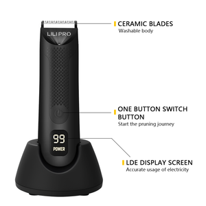 LILIPRO 5102 Máquina Cortapelos Inalámbrica, Afeitadora para Barba, Zona Íntima y Corporal, Recortadora de Vello Facial para Hombres - Product Image 5
