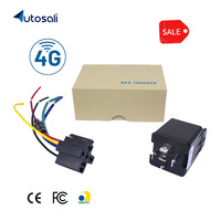 Traqueur de véhicule GPS Autosali GT09 4G avec relais arrêt du moteur à distance via SMS et plate-forme IOT sans commande GPRS
