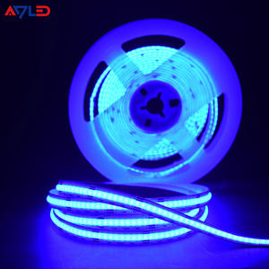 Bande LED COB RGB flexible DC12V 810 LED/M IP20 15W/M 10MM, lumineuse et sans points lumineux, 16,4FT/5M, pour éclairage intérieur - Product Image 1