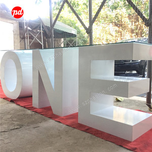 Torta tabella lettera per <span class=keywords><strong>1</strong></span> <span class=keywords><strong>anno</strong></span> di età del bambino doccia di compleanno decorazione del partito, prezzo a buon mercato numero di tavolo e tavolo lettere segno - Product Image 3