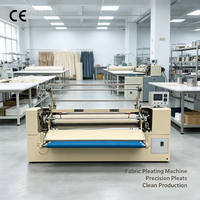 Machine à plisser les tissus informatisée multifonctionnelle à longue durée de vie et expérience industrielle