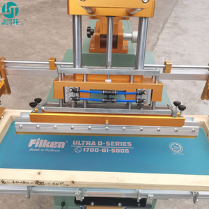 Semi Auto Silk Screen Printing Machine Semi-Automatic Long Service Life Measure Cylinder Screen Printer for Sale Glass Soft Tube - Product Image 2