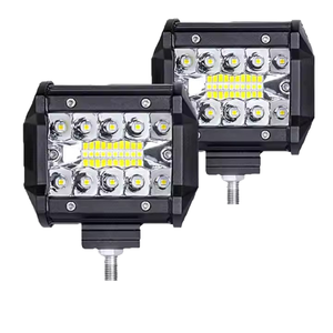 ไฟทำงาน LED แบบโค้ง 4 นิ้ว Xtx 60W 20SMD 12V สีเหลือง วัสดุพลาสติก สำหรับรถยนต์ รถบรรทุก รถ UTV รถ ATV - Product Image 1