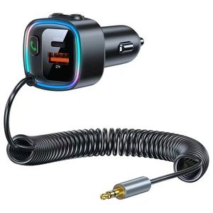 Un éxito <span class=keywords><strong>de</strong></span> ventas <span class=keywords><strong>de</strong></span> comercio electrónico transfronterizo dos en uno, coche Speedsale, cargador FM con cable <span class=keywords><strong>de</strong></span> audio - Product Image 5
