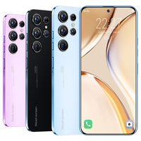 Smartphone S24 Ultra personnalisé d'origine avec écran 6,3 pouces 12G+512GB débloqué Android 4G 3G LTE 2K 144Hz, appareil photo arrière 108MP