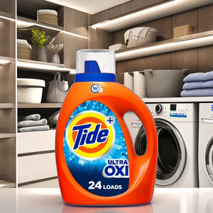 Detergente Líquido para Ropa Tide Ultra Oxi, 24 Cargas, 34 fl oz, Compatible con HE - Product Image 1