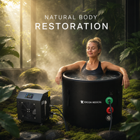 Baignoire à glace gonflable professionnelle avec système de refroidissement pour la récupération post-entraînement des athlètes