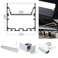 PULUOTI Bandeaux LED Blancs pour Plafond, Profil en Alliage d'Aluminium, Encastrables pour Cloisons Sèches et Plâtre, Dimmables