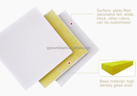 Panneau de plafond moderne en PVC perforé avec fibre de verre, imperméable, ignifuge CLASSE A et installation de grille de plafond