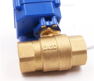 Моторизованный Электрический шаровой клапан 110vac 220 В Dc9 ~ 24 В Brass1/4 "3/8" 1/2 "Умный домашний водяной клапан шаровая конструкция Электрический клапан - Product Image 6