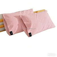 Taie d'oreiller de mise à la terre anti-bactérienne et anti-statique pour sommeil profond, 5% fibre d'argent, 95% biologique, tissée, pour la maison, l'hôpital et l'hôtel