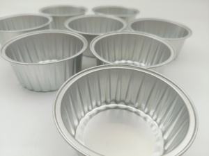 Contenedor Desechable de Aluminio de 125 ml con Tapa de Aluminio y Tapa de Plástico - Product Image 1