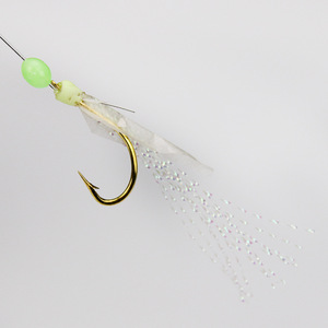 The Brave Sports Maruto Luminous Barbed Fish-Skin String Hook Rig 819 #   pour la pêche en mer et en lac - Product Image 3