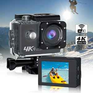 Экшн-камера Ultra hd 4K 30 кадр/с подводный Шлем Водонепроницаемый 2,0-дюймовый экран Wi-Fi пульт дистанционного управления спортивная видеокамера Go Pro - Product Image 1