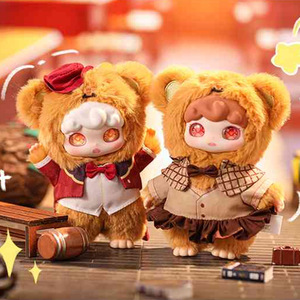 Domi <b>Bear</b> Plush Blind Box 8 Pieces Daily Work Routine Trendy Toy Ornament <b>Cute</b> Doll Keychain Gift for Girls - Product Image 2