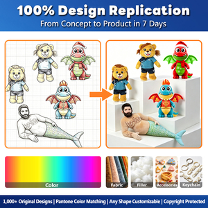 Diseño de Restauración al 99%, Fabricación OEM/ODM, Prototipado Profesional de Mascotas de Peluche, Oso Polar de Peluche Personalizado - Product Image 2