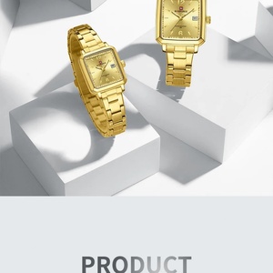 NAVIFORCE Couple <b>Watch</b> Brand Waterproof Quartz <b>Watch</b> Fashion Simple Calendar Date Stainless <b>Watch</b> Women Men Lover's Gift - Product Image 3