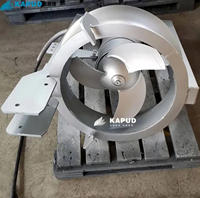 Pompe de recirculation submersible en acier inoxydable pour boues 4kW 6 pôles 380V, capable de gérer les boues activées à haute teneur en solides et de recycler les boues mélangées
