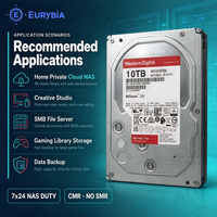 Disque dur NAS WD101EFBX 3,5 pouces SATA 6 Gb/s 7200 tr/min 256 Mo pour stockage en réseau RAID, capacité 10 To