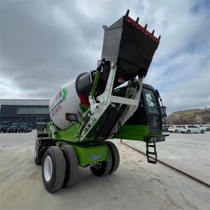 Mixer semen tipe baru Mixer beton Trailer Trailer Trailer Mixer beton otomatis untuk pertanian - Product Image 1