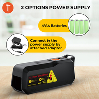 Piège à souris électrique avancé, exterminateur de rats instantané et humain avec technologie de tension pour une élimination efficace des rongeurs