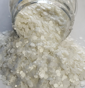 1 kg de purpurina gruesa mate de colores <span class=keywords><strong>pastel</strong></span> blanco, <span class=keywords><strong>amarillo</strong></span> y rojo, mezcla de PET para decoración de slime, fiestas de Halloween y <span class=keywords><strong>uñas</strong></span> - Product Image 1