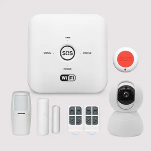 Smart home zigbee tuya Sistema de alarmas WIFI+GSM+GPRS Alarm kits with IOS/Android App