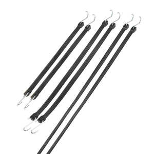 Vente chaude 6pcs cordons élastiques en caoutchouc avec crochets pour vélos sécurisés bagages cargaisons - Product Image 1