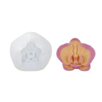 Moule en silicone pour gâteau, crème mousse et pudding DIY Early Riser ; Moule en silicone pour pierre diffuseur d'arômes en forme de fleur d'orchidée de style coréen