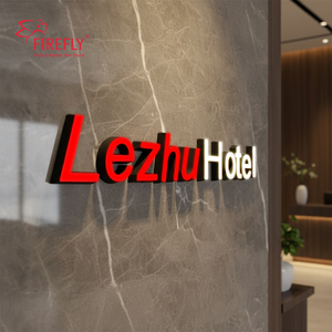 Tùy Chỉnh Acrylic Thư Tùy Biến Mini Logo Ánh Sáng Quảng Cáo LED Dấu Hiệu Sáng - Product Image 2