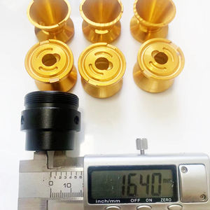 Reflector de Aluminio para Linterna <span class=keywords><strong>Shan</strong></span> <span class=keywords><strong>Bao</strong></span> 6WX-1, Recambio, Copa Reflectante LED, Copa Reflectante Corta - Product Image 1