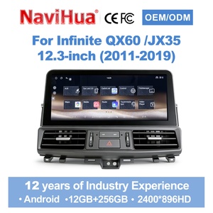 Navihua para Infiniti QX60/JX35 2011-2019, Radio de Coche Android de 12.3'' con Actualización, Multimedia, Carplay, DSP, GPS, Reproductor de Audio para Coche - Product Image 1