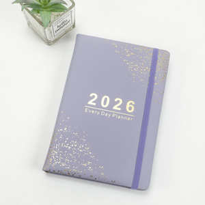 2026 Sang Trọng Lá Vàng PU Da Hàng Ngày Kế Hoạch Tùy Chỉnh In Ấn Bìa Cứng Cảm Hứng Tạp Chí Nhật Ký Cho Các Trường Học Sử Dụng Nhà - Product Image 3