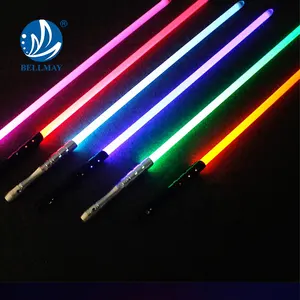 Bemay Hundred Power's Multicolor LED Light Dual Light Up Sword Saber Toy Light Sabers Kids Espada