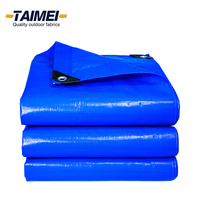 Bâche de couverture en PE bleu, bâche en plastique avec imperméable
