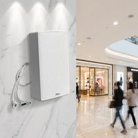 Haut-parleur mural actif Thinuna IP-25WSB III compatible SIP, 30W, avec alimentation PoE et microphone 2.4G