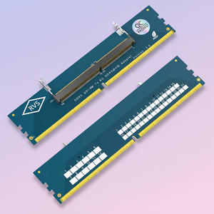 בודק זיכרון, ממיר DDR5 ל-DDR5 U-DIMM, תומך בכרטיס זיכרון DDR5 ל-DDR5 U-DIMM למחשב שולחני - Product Image 1