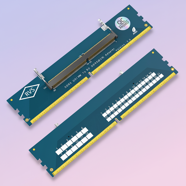 Memory Tester so DDR5 to DDR5 U-DIMM Converter Supports so DDR5 Memory Card  to DDR5 U-DIMM for Desktop PC