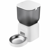 Distributeur automatique intelligent pour animaux de compagnie 4L, contrôle par application, alimentation à distance, enregistrement vocal 10s, distribution quantitative programmée pour chats et chiens