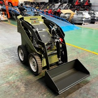 Direktlieferung aus China: Mini-Kompaktlader mit 8,5 kW RATO-Motor, Touchscreen-Display und Vollgummireifen für Gartenrenovierung