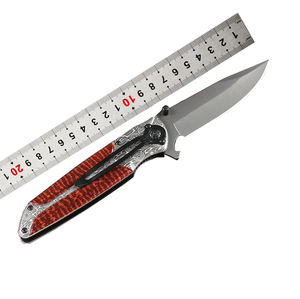 Nouveau couteau OEM en acier inoxydable pour l'extérieur, portable, camping, chasse, tactique, manche en bois, pince à ceinture en vrac, couteaux de poche pour l'extérieur - Product Image 2