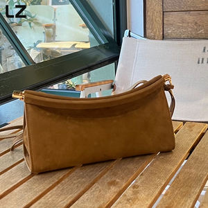 Lz क्यूरो वास्तविकता कारखाने में वास्तविक चमड़े के हैंडबैग के साथ सटेल अंडरआर्म महिला कंधे की थैली के साथ महिला कंधे की थैली - Product Image 5