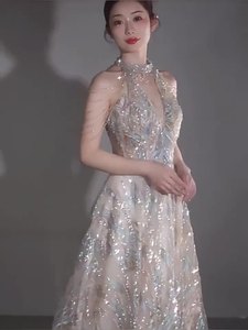 Robe de soirée S3800R 2025 haut de gamme, nouvelle collection, élégante, pour scène, avec jupe bouffante - Product Image 2