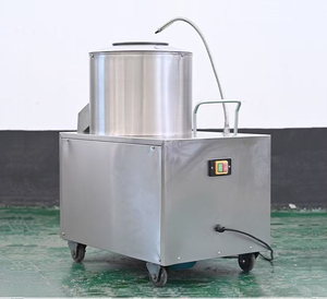 เครื่องทำความสะอาดและปอกเปลือกมันฝรั่งอเนกประสงค์ สแตนเลสสตีล สำหรับใช้งานเชิงพาณิชย์ อัตโนมัติ สำหรับขิงหวาน ผลิตภาพสูง - Product Image 4