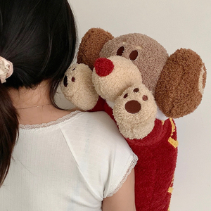 2025 Top vente personnalisé animaux jouets mignon et câlin Super doux jouets enfants teckel avec des vêtements mignons pour chambre décoration oreiller - Product Image 5