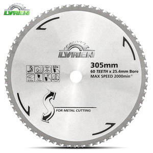 Tùy Chỉnh Công Nghiệp 305Mm 60T Hiệu Quả Cao Cầm Tay Lạnh Cắt <span class=keywords><strong>Saw</strong></span> Tần Số Cao Hàn OEM Tùy Chỉnh Cắt Kim Loại - Product Image 1